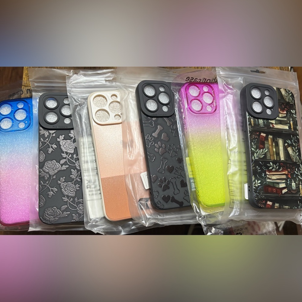 New 6 IPHONE 15 pro max cell phone case bundle